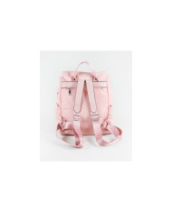 Mochila de Mulher Rosa com Bolso Frontal