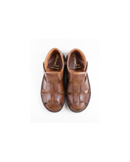 Slippers in Skin with Velcro Ginova