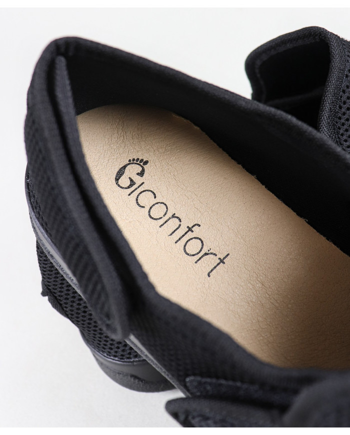 Zapatos Ginova Comfort para mujer en tejido transpirable con velcro