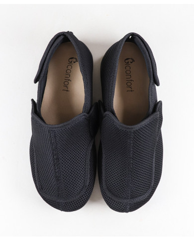 Zapatos Ginova Comfort para mujer en tejido transpirable con velcro