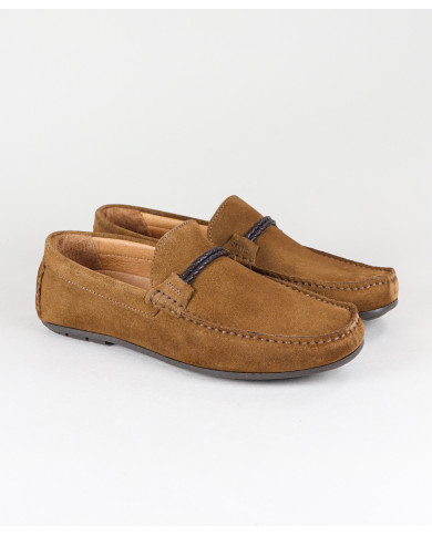 Mocassins de Homem Ginova em Camurça