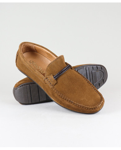 Mocassins de Homem Ginova em Camurça