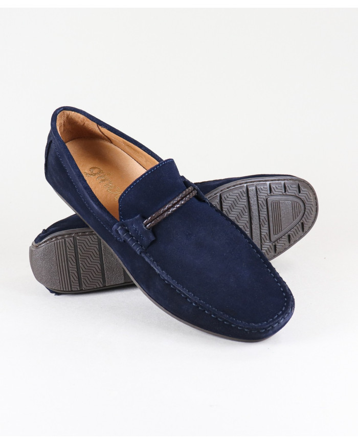 Ginova Man Moccasins in Camurça