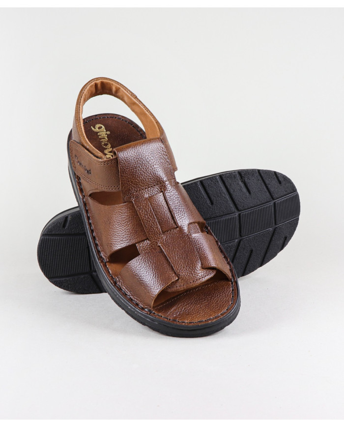 Slippers in Skin with Velcro Ginova