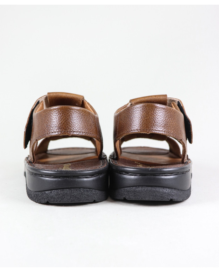 Slippers in Skin with Velcro Ginova