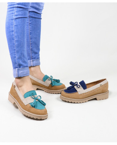 Mocasines de Señora Ginova con Plataforma