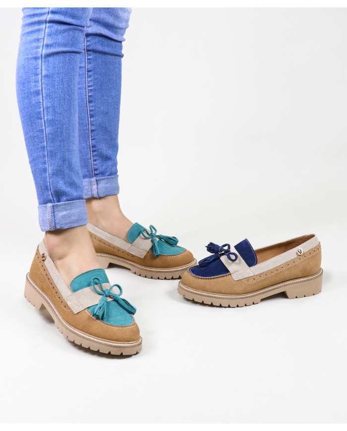 Mocasines de Señora Ginova con Plataforma