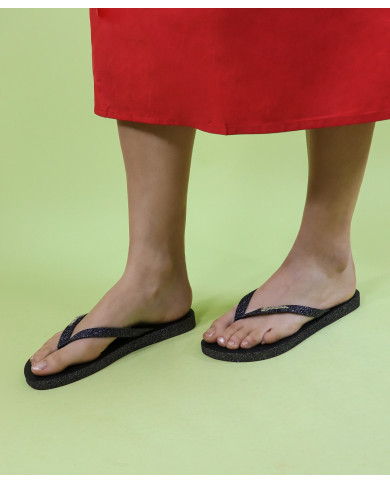 Sandalias Ipanema Negras Maxi Glow