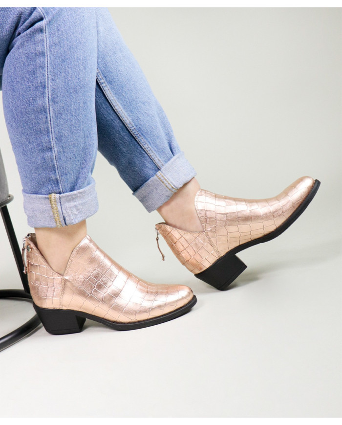 Ginova Women's Boots with Clasp Back