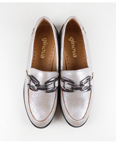 Women's Shoes with Metallic Applying