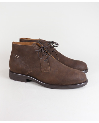 Ginova Botas con Cordones para Hombre