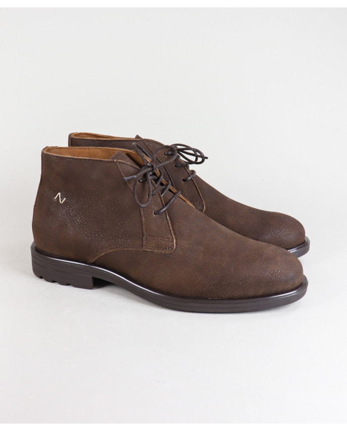 Ginova Botas con Cordones para Hombre