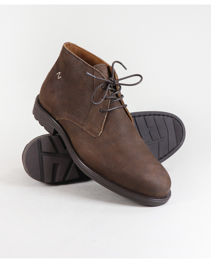 Ginova Botas con Cordones para Hombre