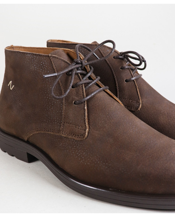 Ginova Botas con Cordones para Hombre