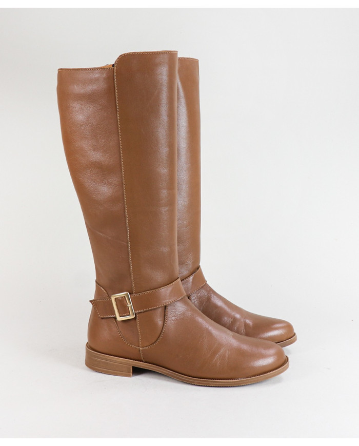 Botas de mujeres de Cano Alto Ginova con Fecho