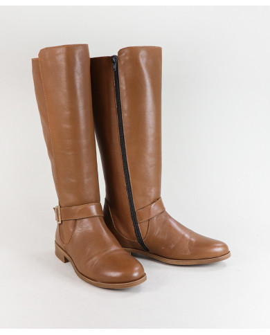 Botas de Mulher de Cano Alto Ginova com Fecho