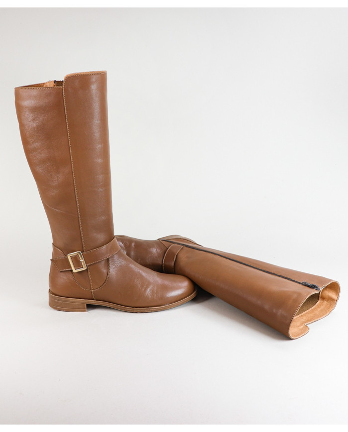 Botas de mujeres de Cano Alto Ginova con Fecho