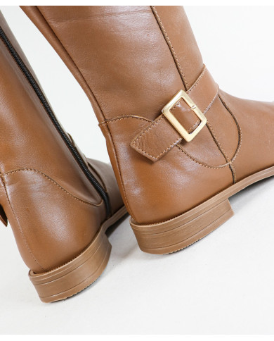 Botas de Mulher de Cano Alto Ginova com Fecho