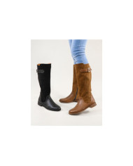 Botas de Mulher de Cano Alto Ginova com Fecho