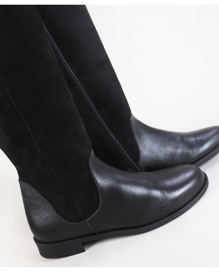 Botas de mujeres de Cano Alto Ginova con Fecho