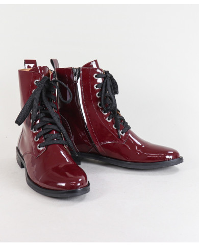 Botas de mujeres con acabado en Verniz Ginova