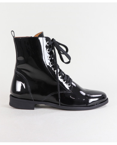 Botas de mujeres con acabado en Verniz Ginova