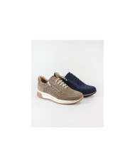 Women's Sneakers with Perforated Fabric