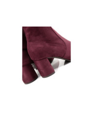 Botas de Senhora Bordôs in Lycra Ginova