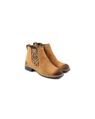 Camel Women's Ginova Boots with Pattern in Elastic