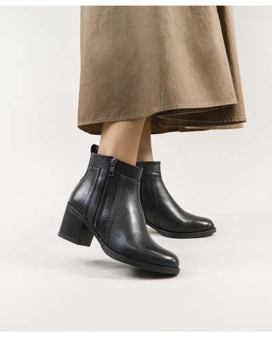 Ginova Botas de Mujer con Zip