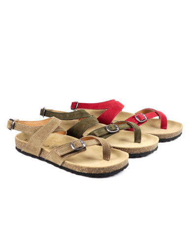 Sandalias de mujeres Ginova con plantilla anatómica