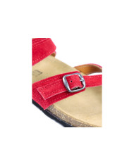 Women's Red Sandals Ginova with Anatomical Insole