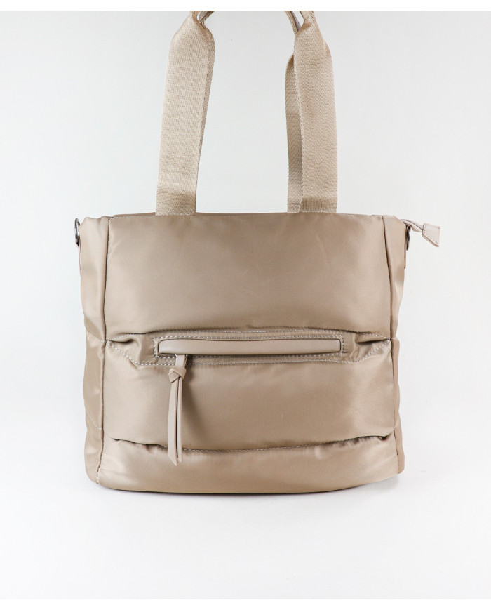 Bolsa de mujeres acolchada con manijas anchas