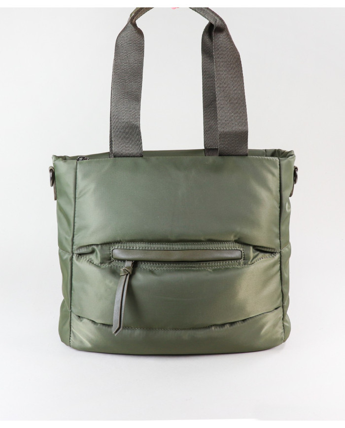 Bolsa de mujeres acolchada con manijas anchas