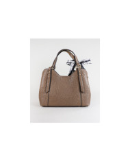 Maleta de mujer negra con cordón decorativo