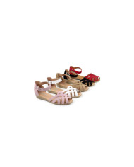 Sandalias Rasas Ginova con Cross Strips Open