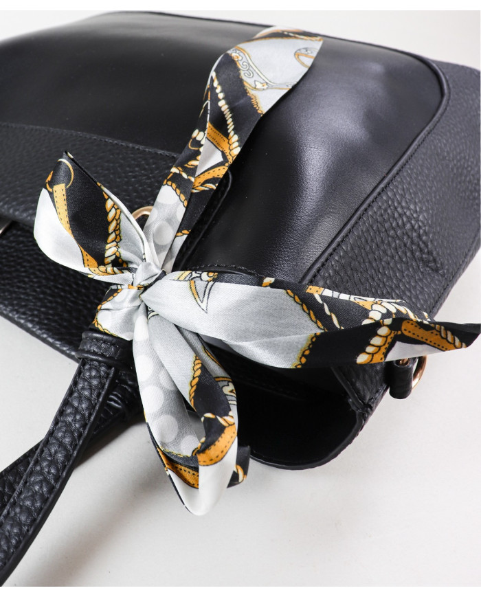 Black Woman Suitcase with Decorative Lace