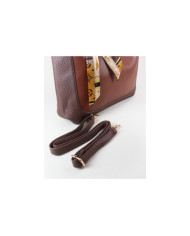 Maleta de mujer negra con cordón decorativo