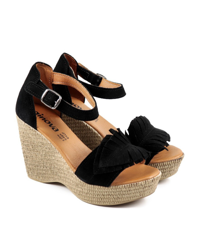 Sandalias de mujeres Ginova con hoja pormenor