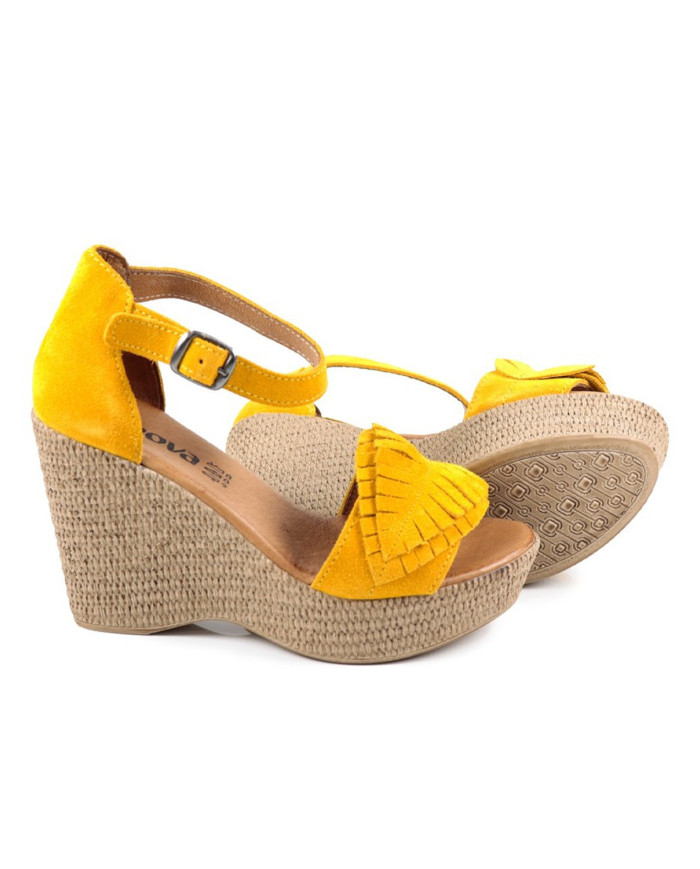 Sandalias de mujeres Ginova con hoja pormenor