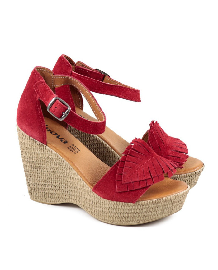 Sandalias de mujeres Ginova con hoja pormenor