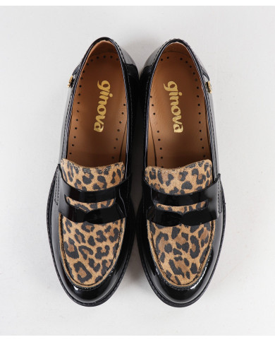 Women's Moccasins with Ginova Platform