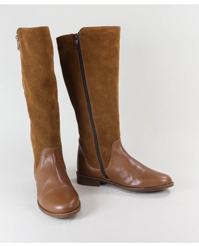 Botas de Mulher de Cano Alto Ginova com Fecho