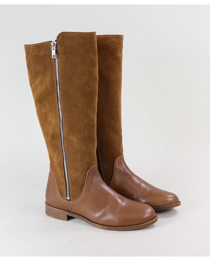 Botas de mujeres de Cano Alto Ginova con Fecho