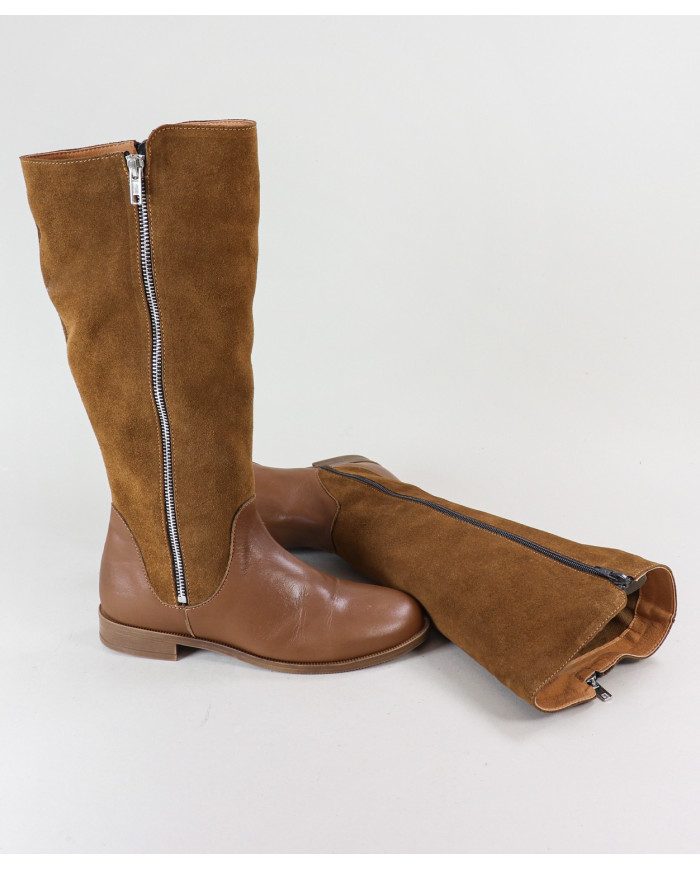 Botas de mujeres de Cano Alto Ginova con Fecho