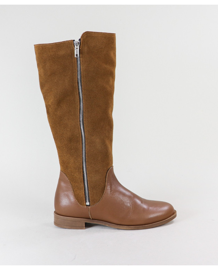Botas de Mulher de Cano Alto Ginova com Fecho