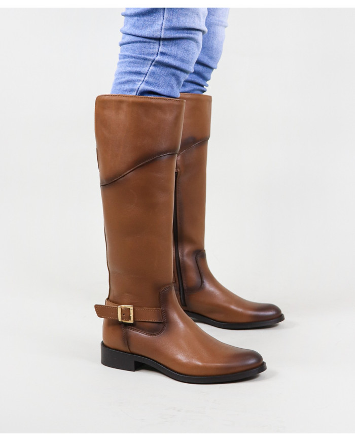 Botas de mujeres de Cano Alto Ginova con Fecho