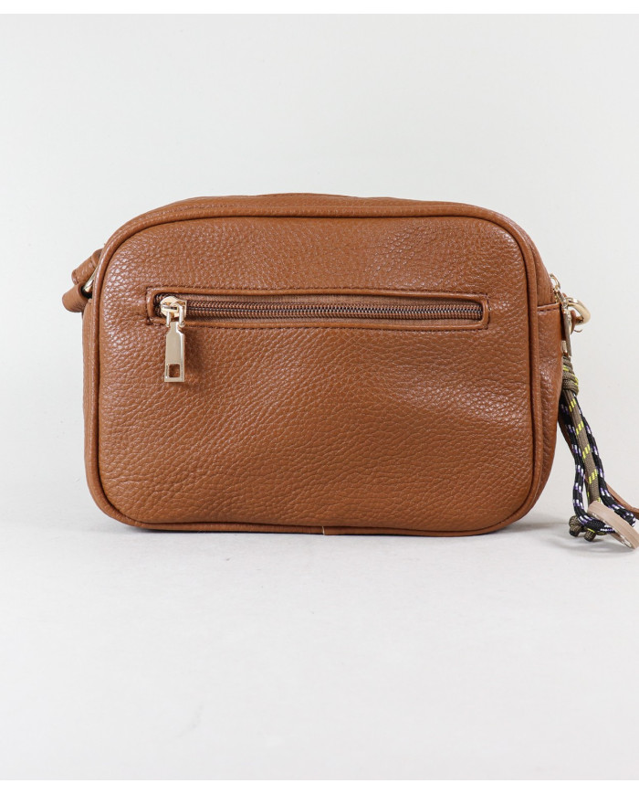 Bolsa de mujeres con aplique decorativo en el cierre