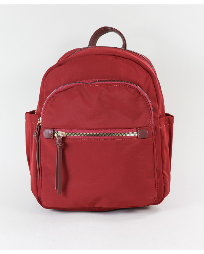 Mochila de mujer con bolsillo delantero