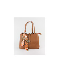Women's Bag with Decorative Scarf